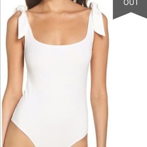 Free People Bodysuit - Detachable Ties